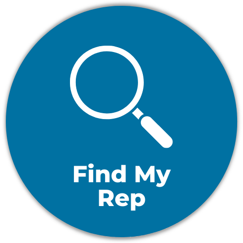 Find my Rep button